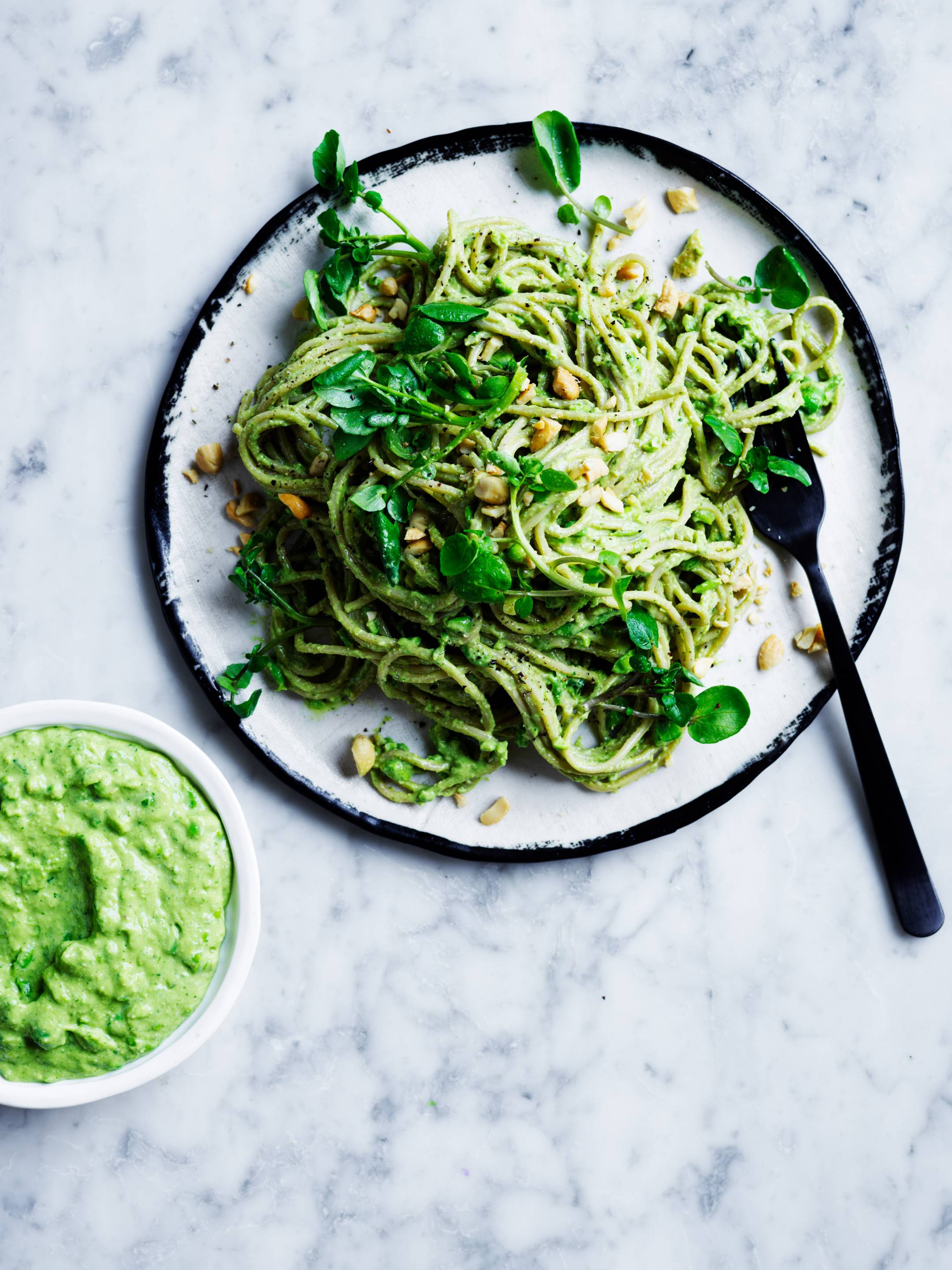 CASHEW BASIL SPELT PASTA